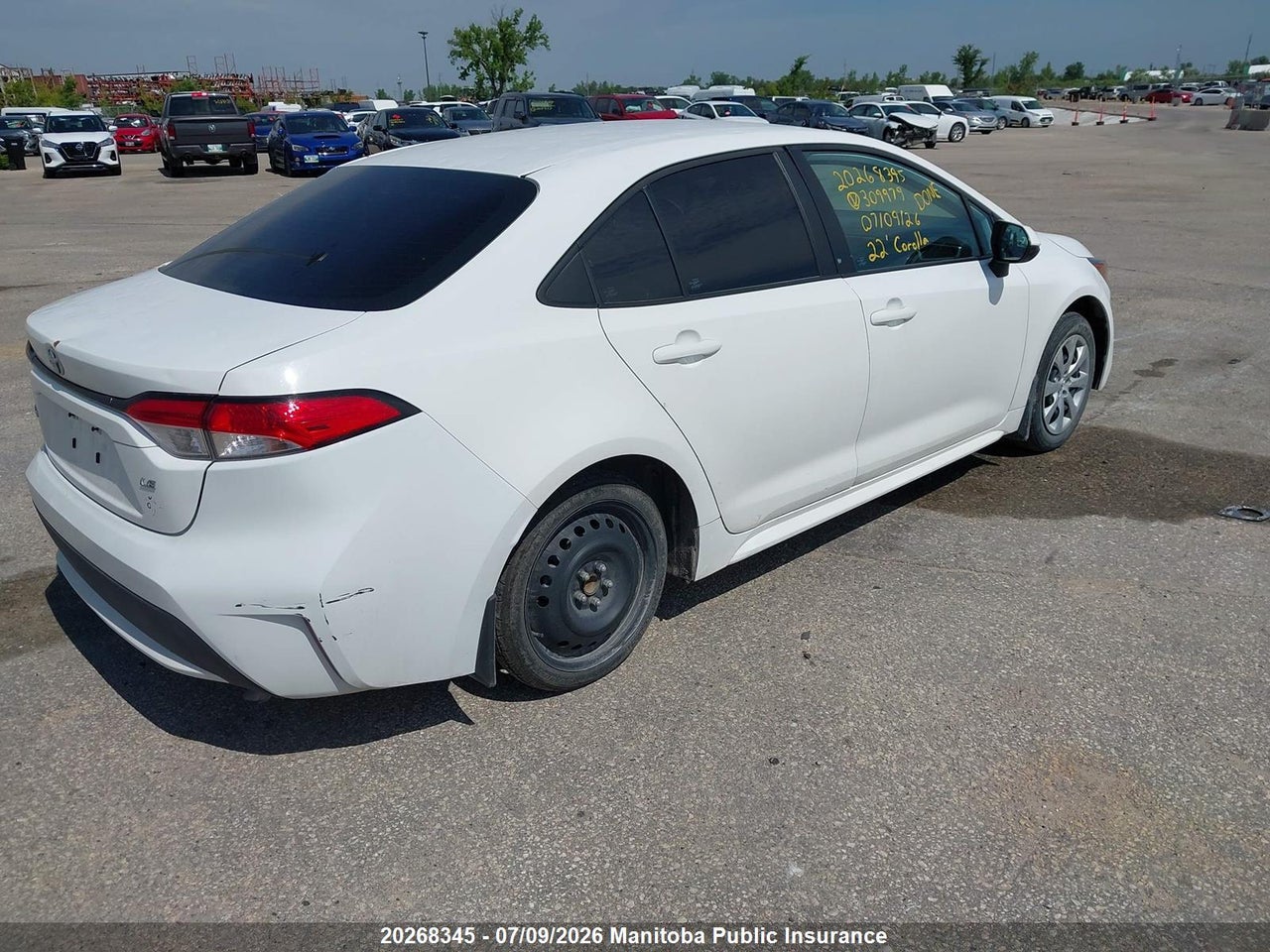 2022 TOYOTA COROLLA LE thumbnail 5