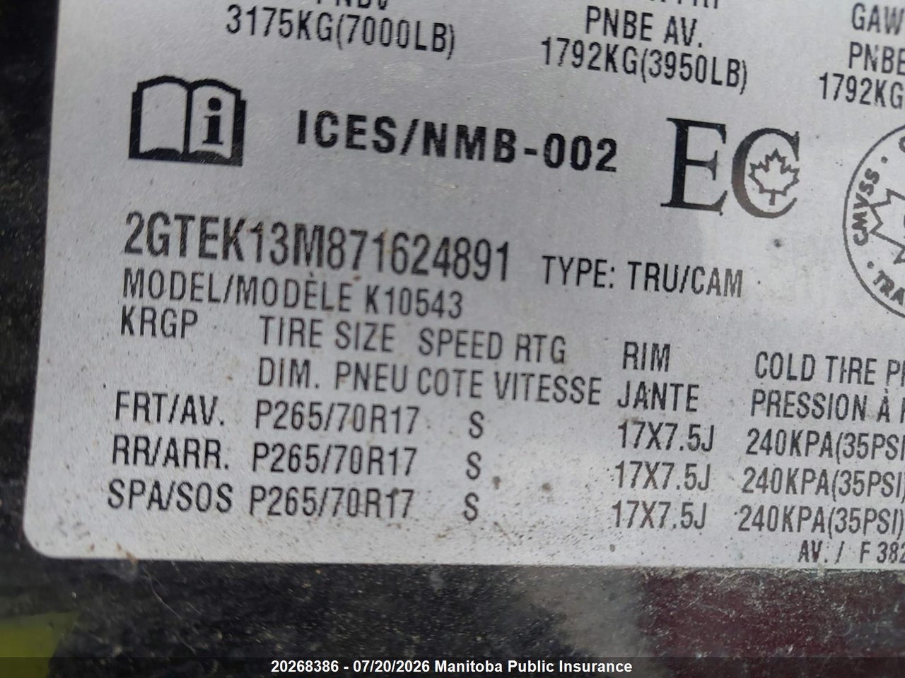 2007 GMC SIERRA 1500 SLE CREW CAB  thumbnail 10
