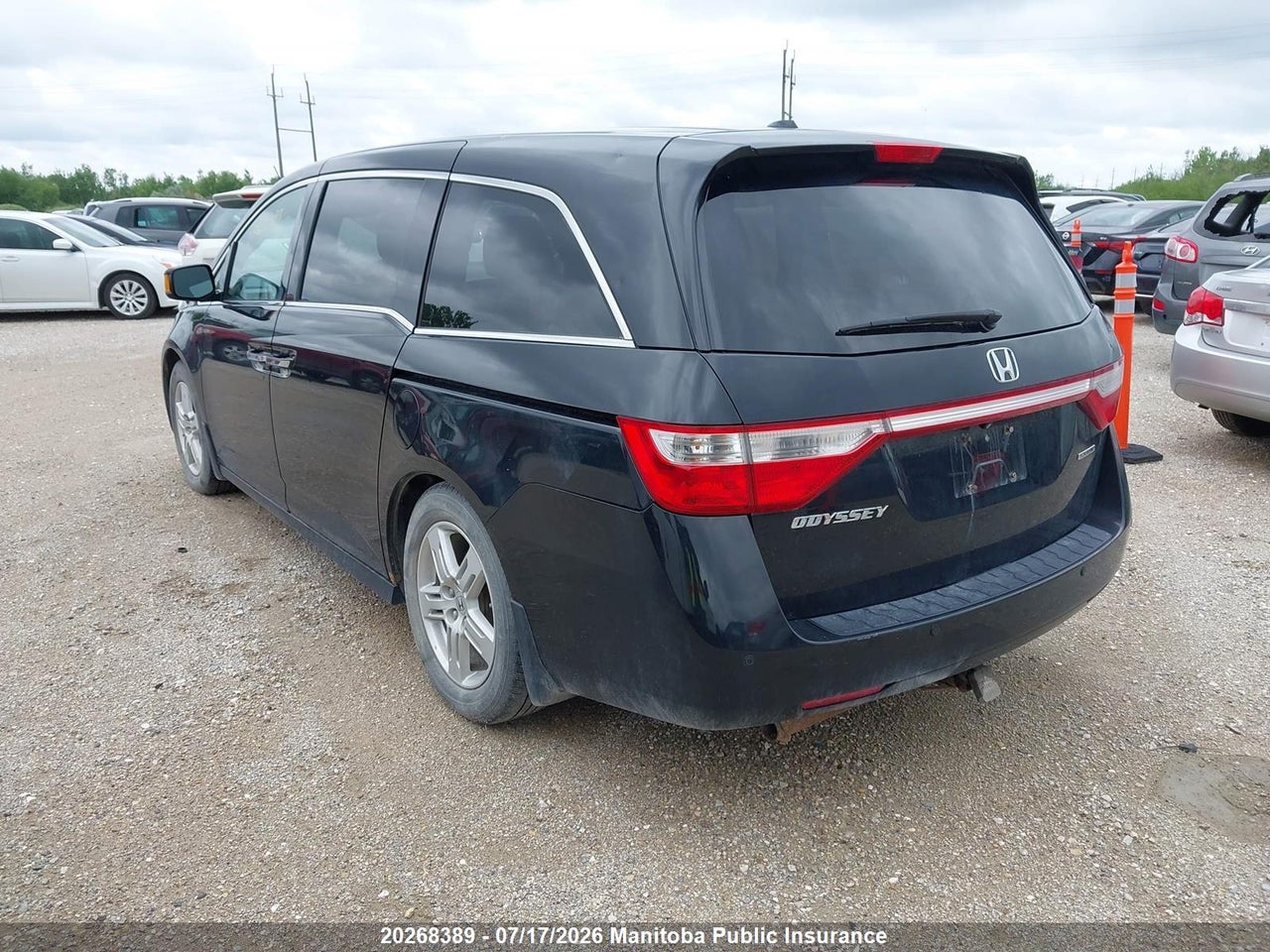 2011 HONDA ODYSSEY TOURING thumbnail 4