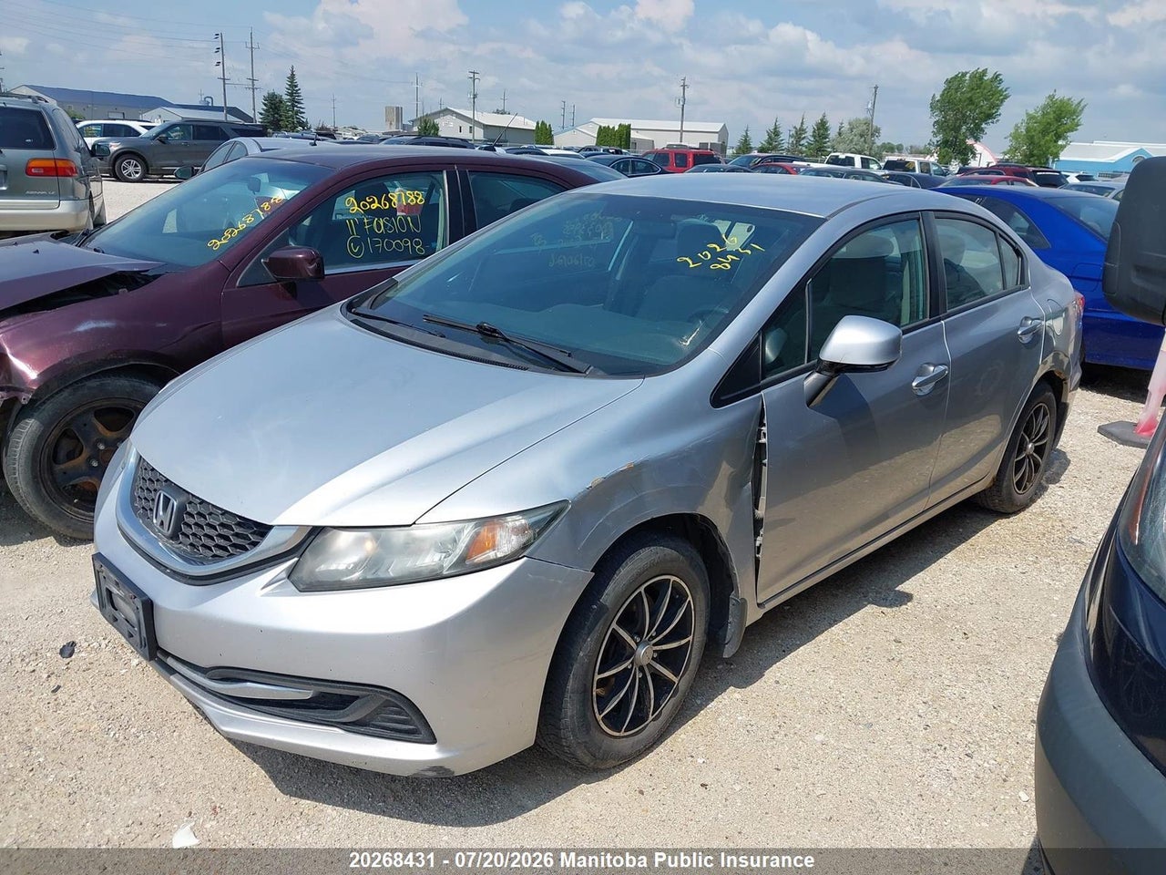 2013 HONDA CIVIC LX thumbnail 3