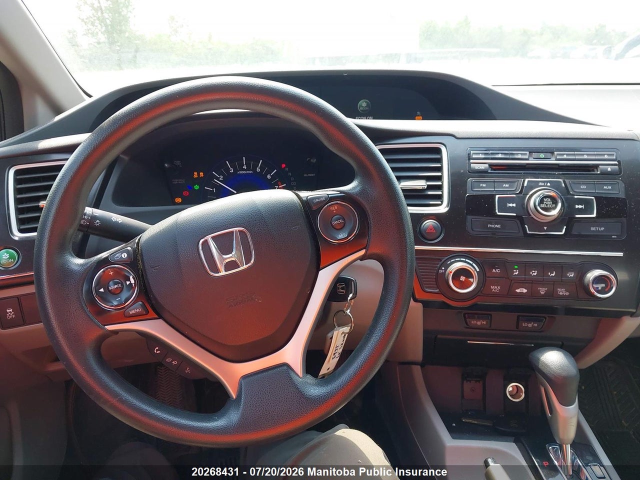 2013 HONDA CIVIC LX thumbnail 8