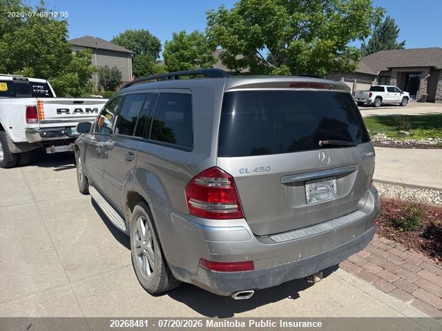 2008 MERCEDES BENZ GL450  thumbnail 4