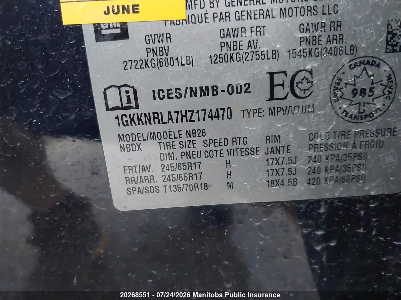 2017 GMC ACADIA SLE thumbnail 9
