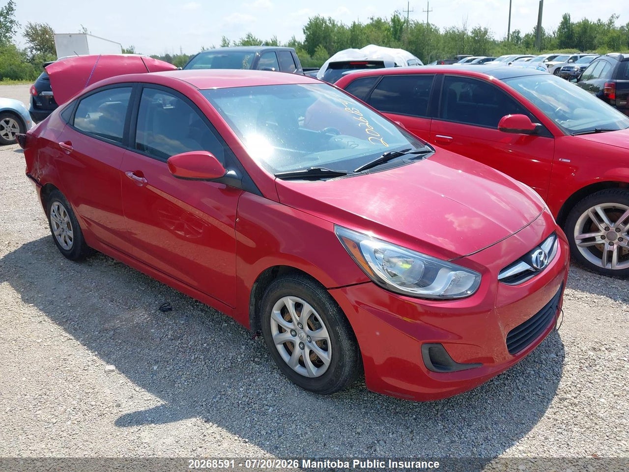 2014 HYUNDAI ACCENT GL thumbnail 2