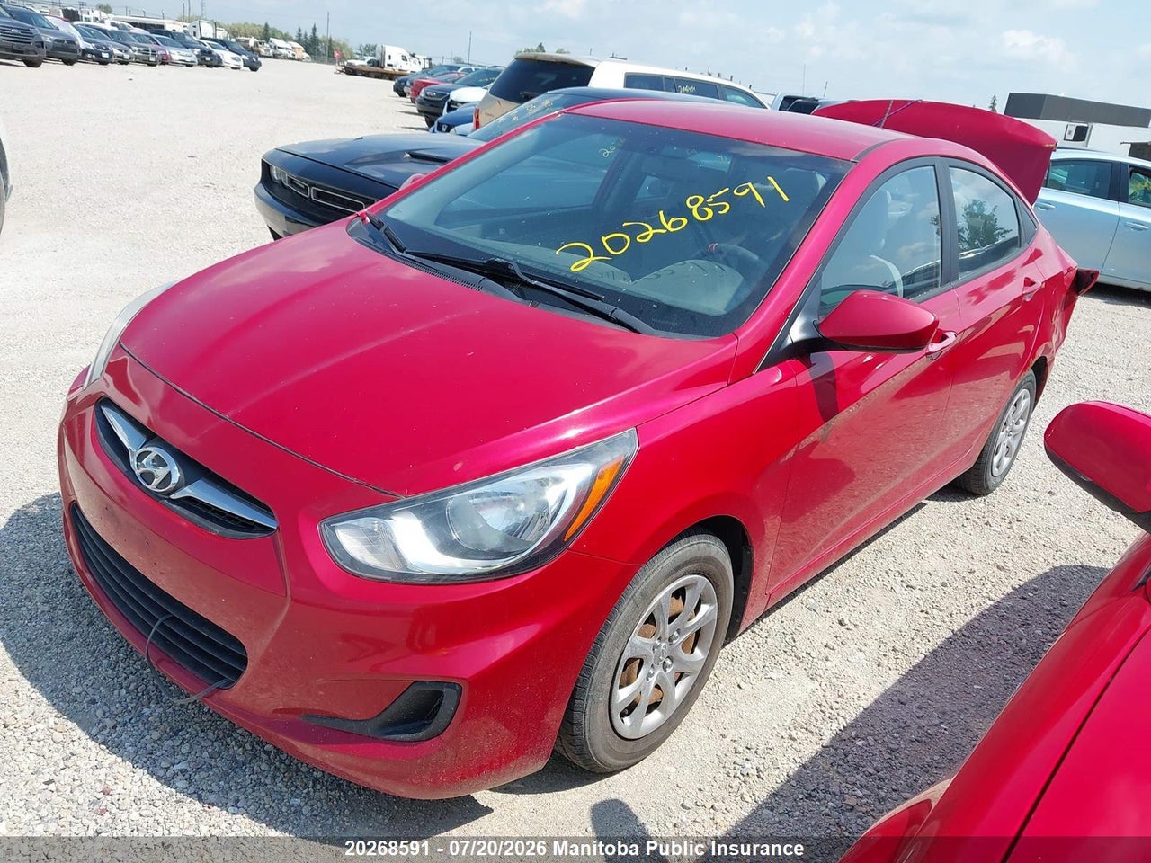 2014 HYUNDAI ACCENT GL thumbnail 3