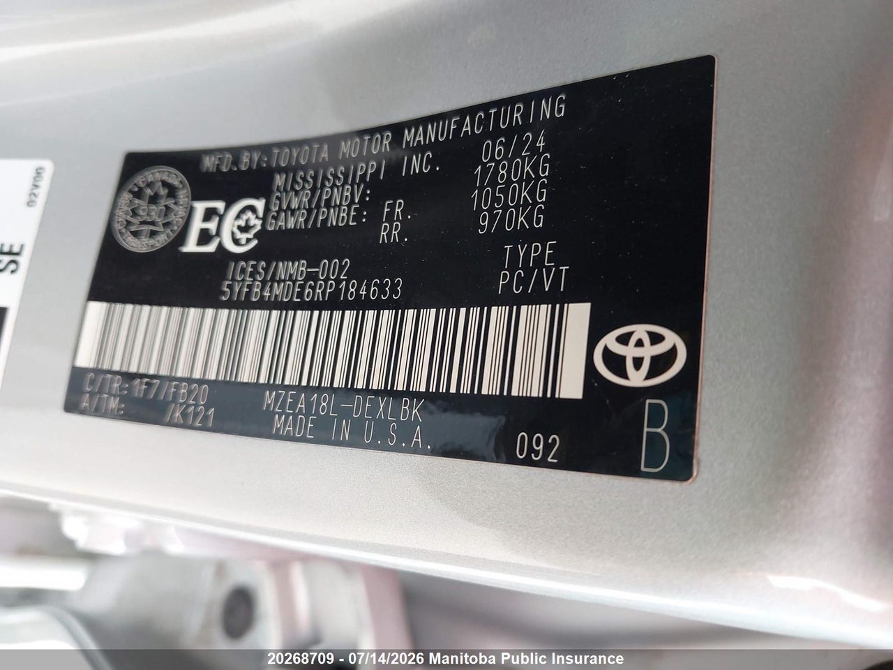 2024 TOYOTA COROLLA LE thumbnail 10