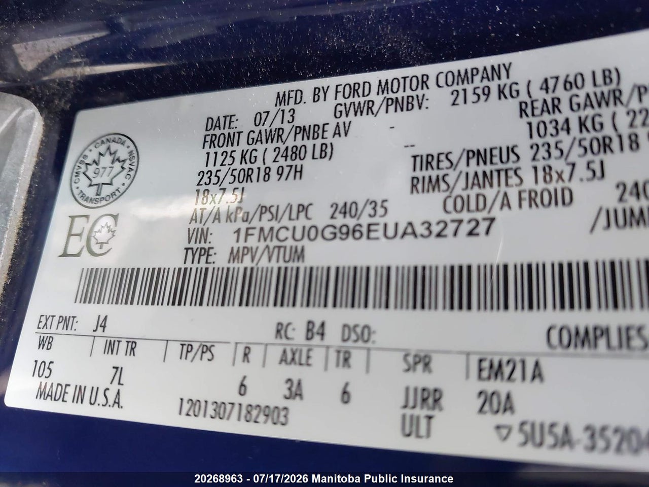 2014 FORD ESCAPE SE thumbnail 10