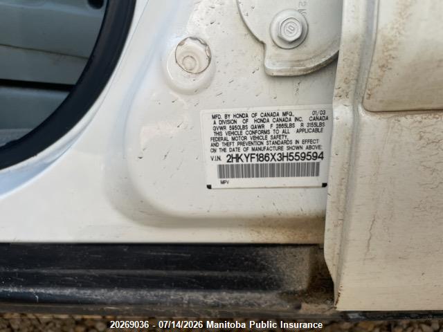 2003 HONDA PILOT EX-L  thumbnail 10