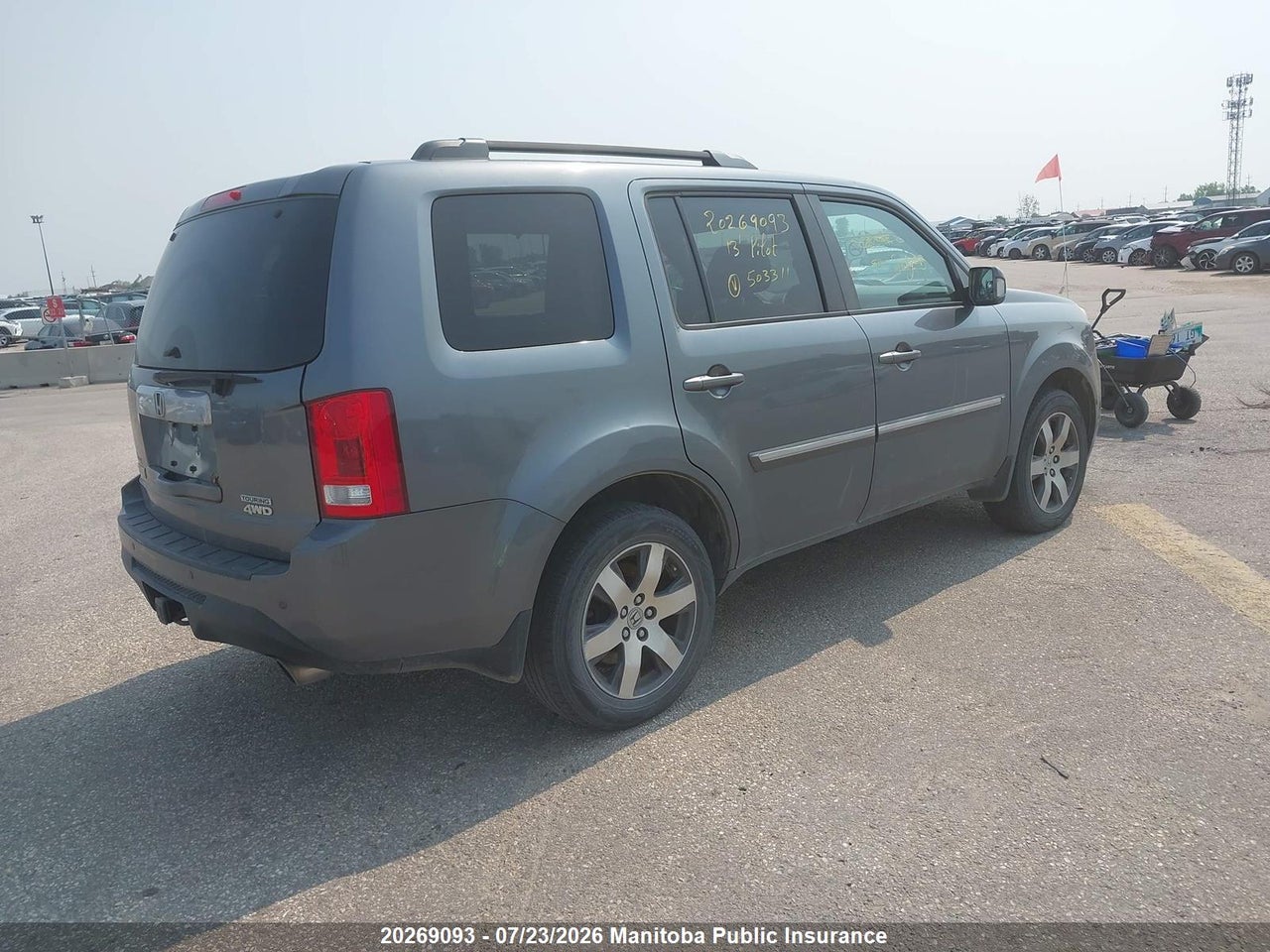 2013 HONDA PILOT TOURING thumbnail 5