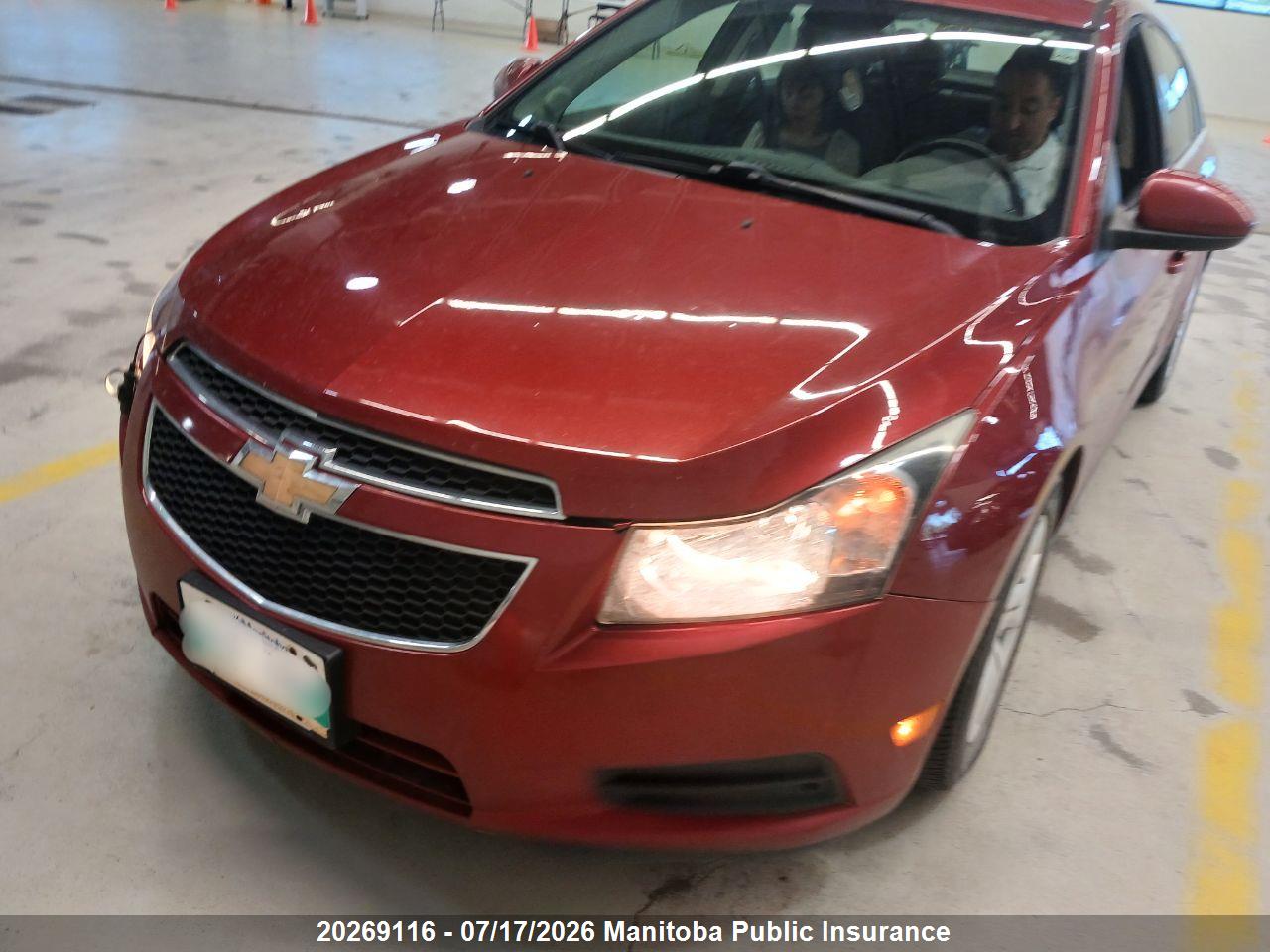 2014 CHEVROLET CRUZE LT TURBO  thumbnail 2