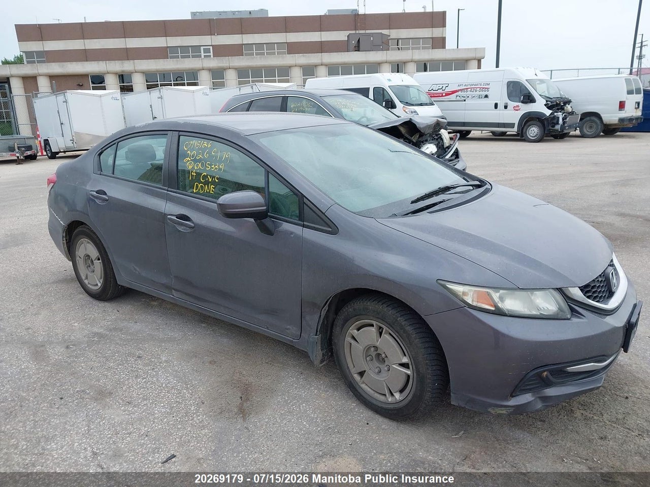 2014 HONDA CIVIC LX thumbnail 2