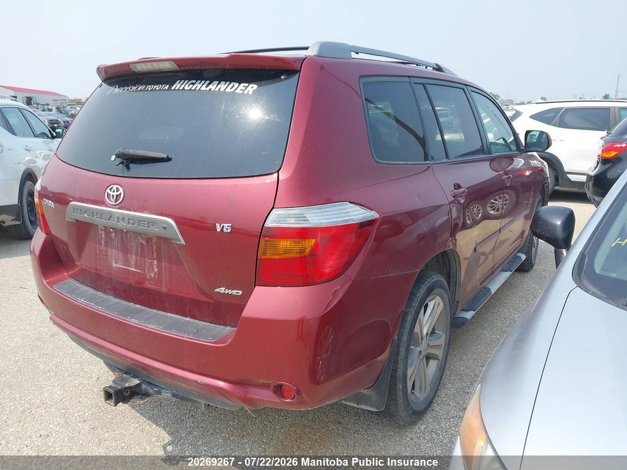 2008 TOYOTA HIGHLANDER SPORT V6  thumbnail 5
