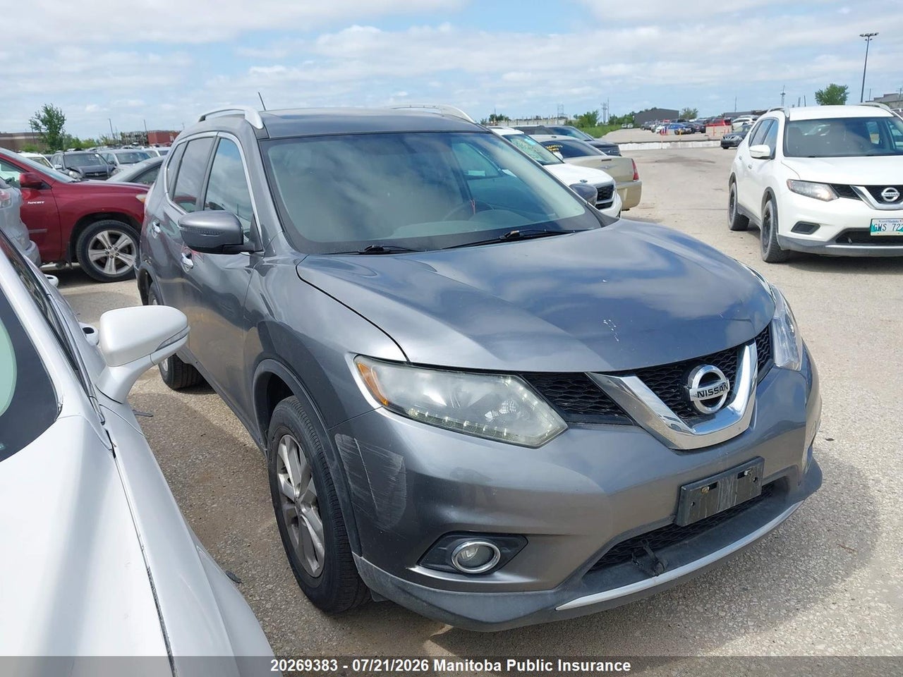 2016 NISSAN ROGUE SV thumbnail 2