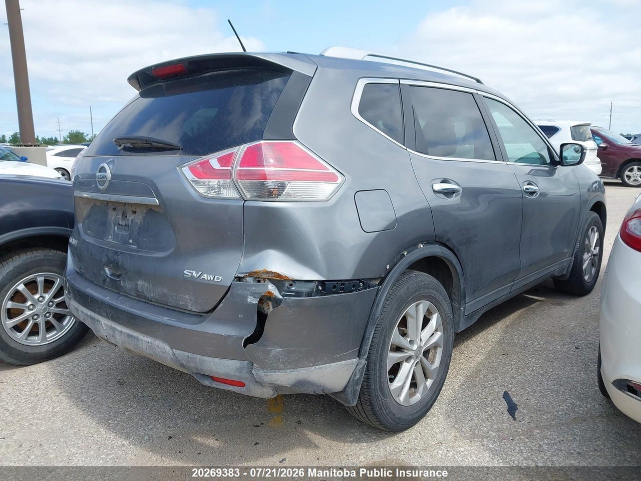 2016 NISSAN ROGUE SV thumbnail 7