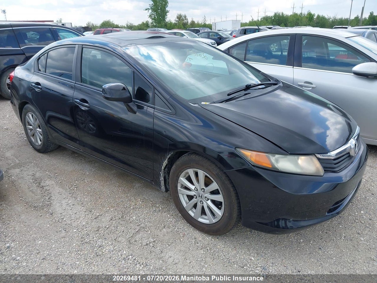 2012 HONDA CIVIC LX thumbnail 2