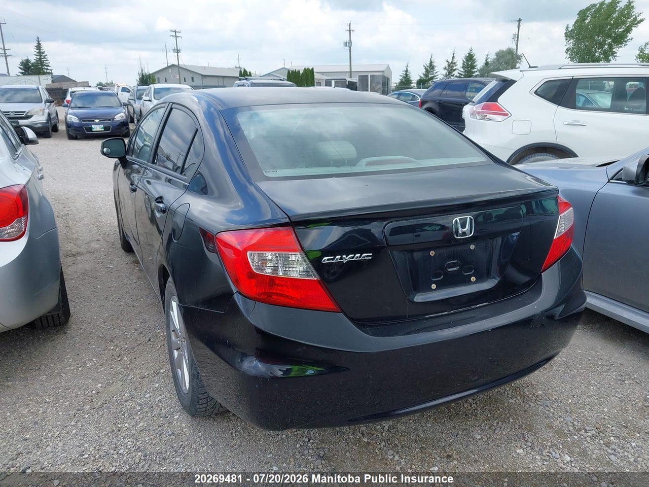 2012 HONDA CIVIC LX thumbnail 4