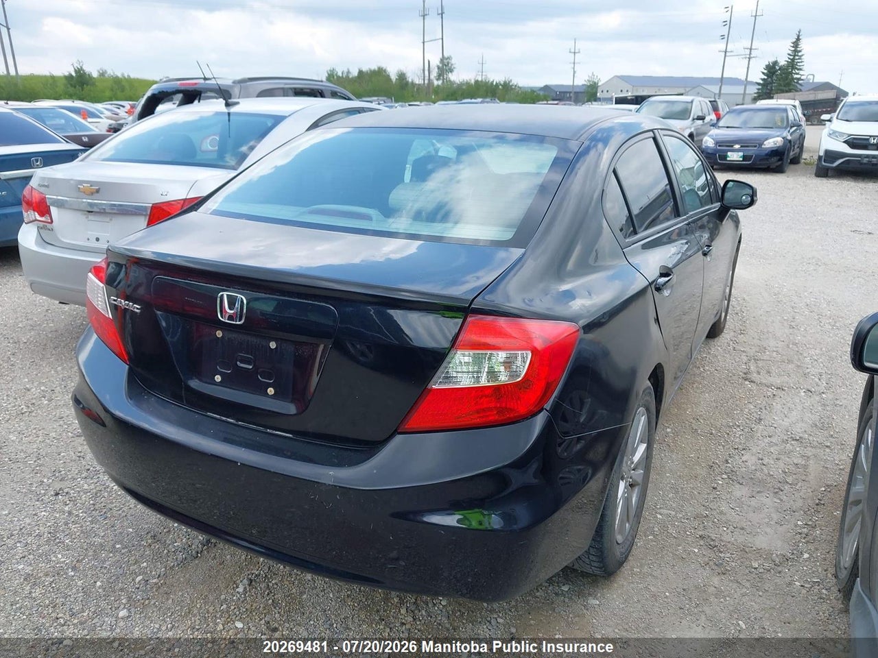 2012 HONDA CIVIC LX thumbnail 5