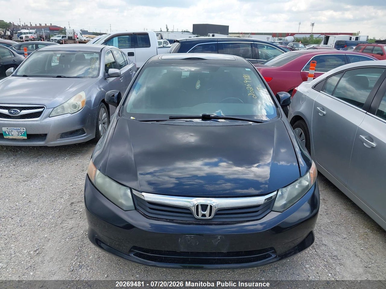 2012 HONDA CIVIC LX thumbnail 7