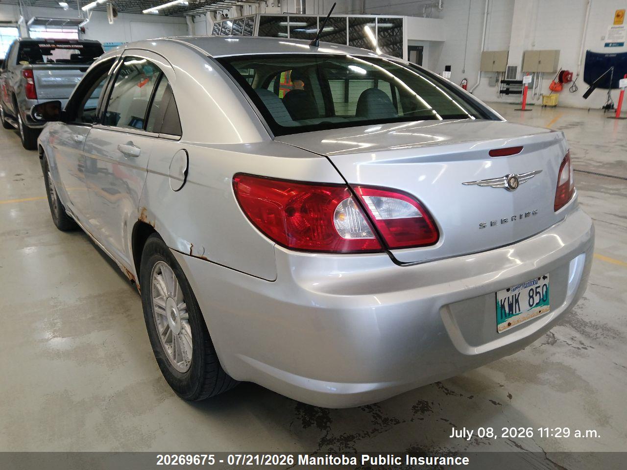 2007 CHRYSLER SEBRING thumbnail 10