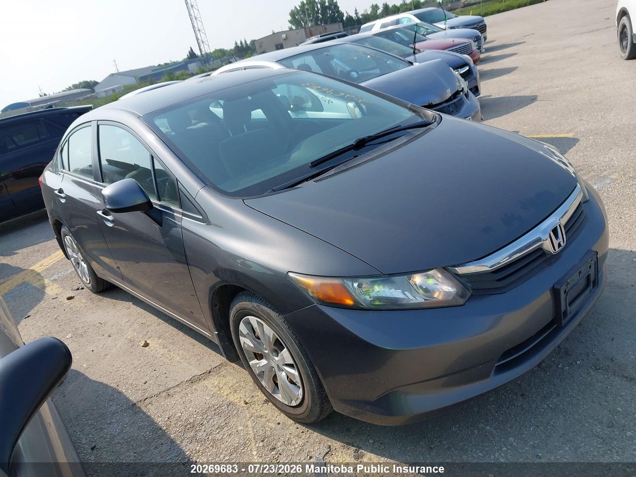 2012 HONDA CIVIC LX thumbnail 2