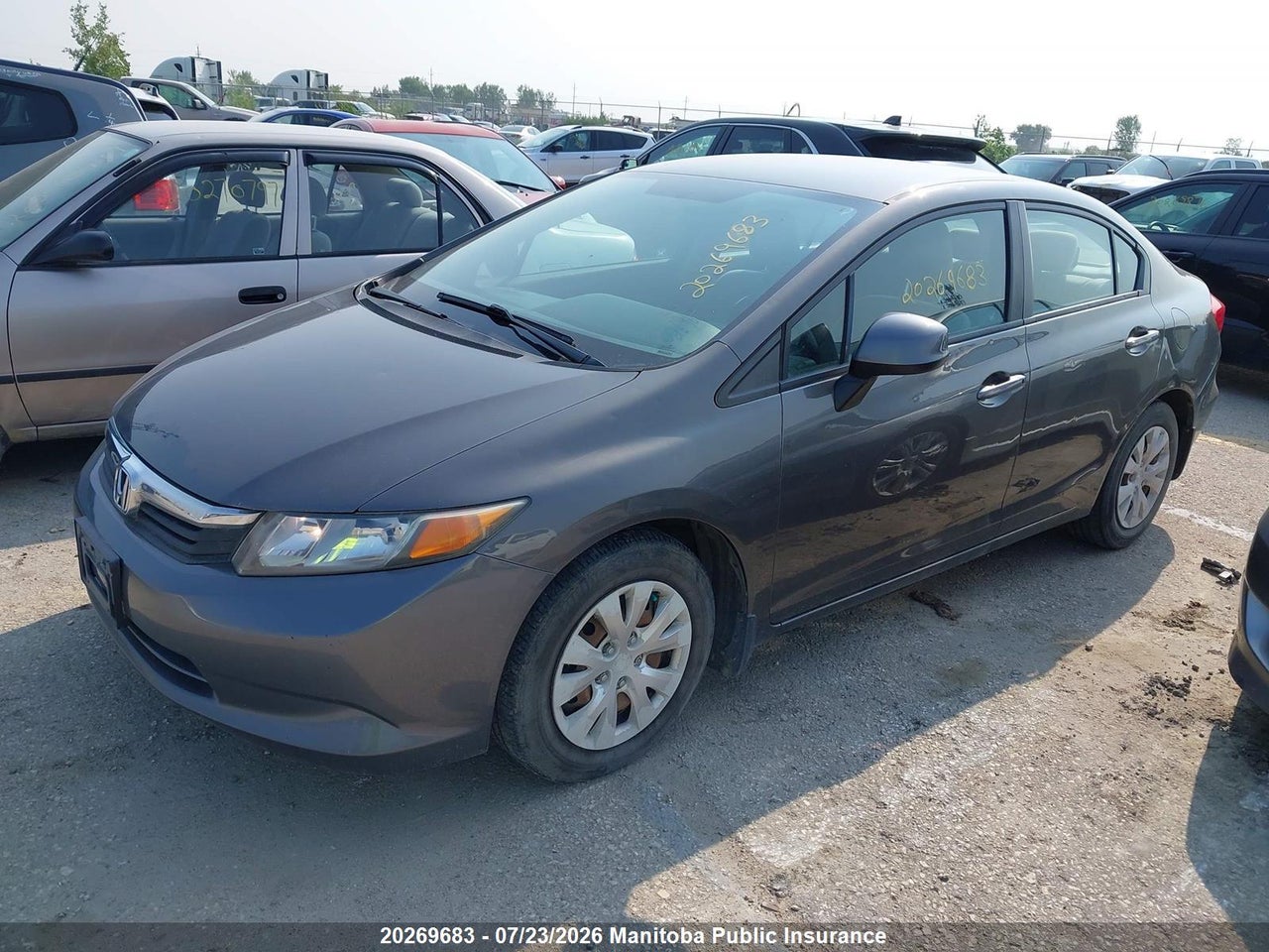 2012 HONDA CIVIC LX thumbnail 3