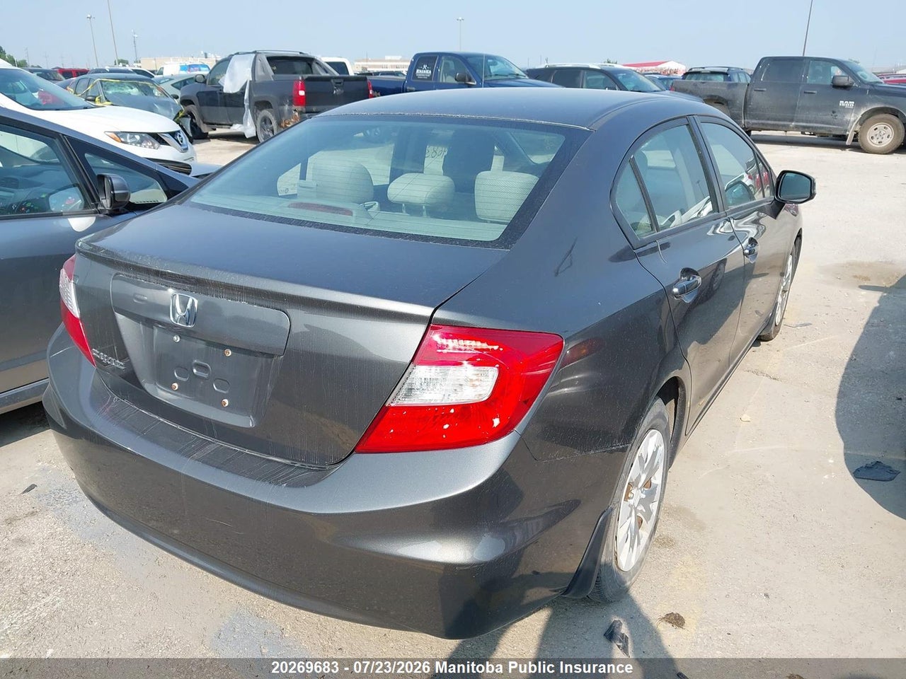 2012 HONDA CIVIC LX thumbnail 5
