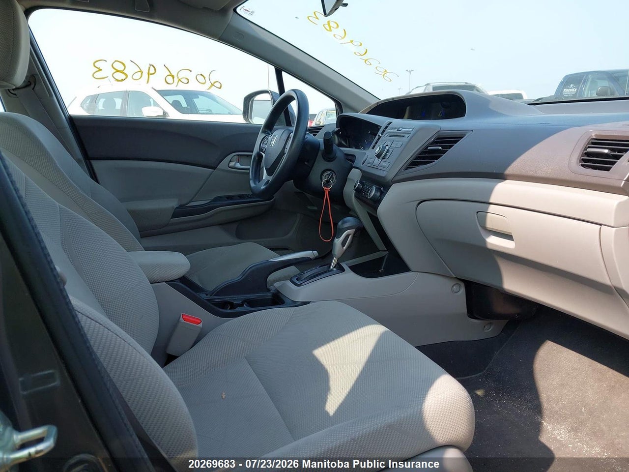 2012 HONDA CIVIC LX thumbnail 6