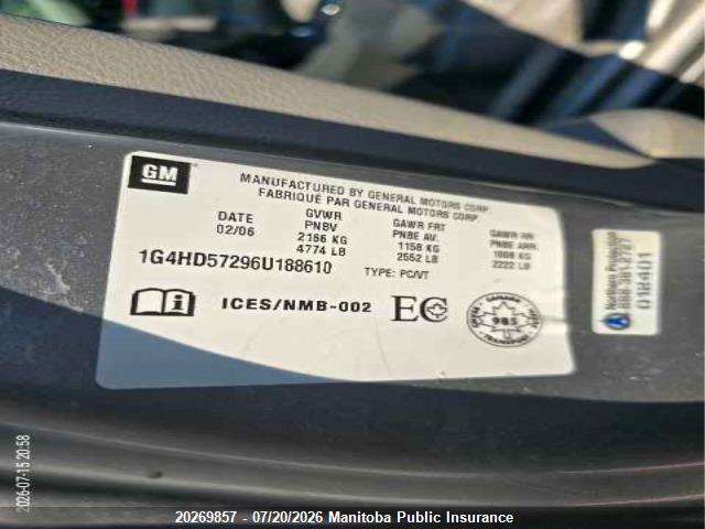 2006 BUICK LUCERNE CXL V6  thumbnail 10