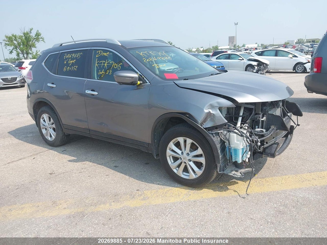 2016 NISSAN ROGUE S thumbnail 2