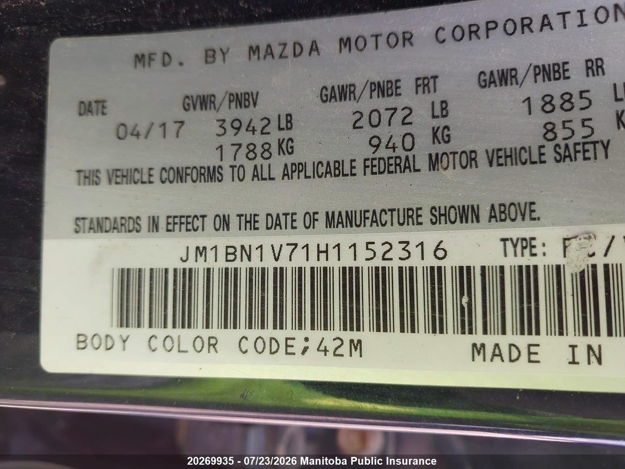 2017 MAZDA MAZDA3 GS SKY  thumbnail 10