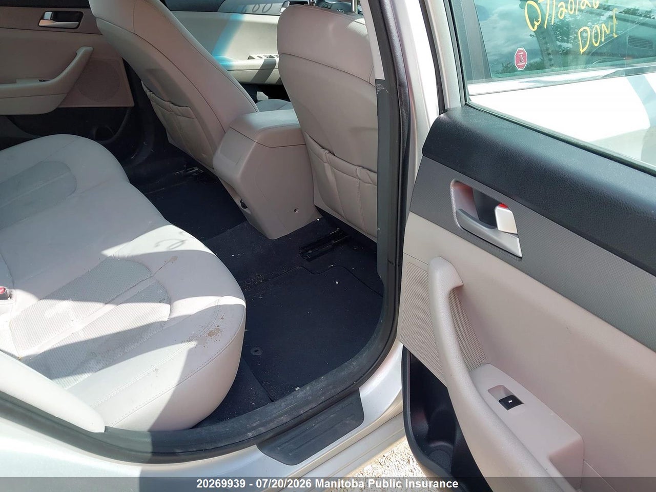 2015 HYUNDAI SONATA GL thumbnail 9