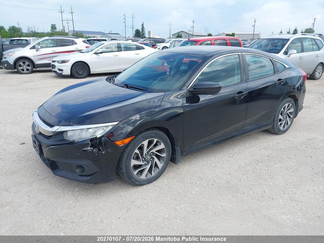 2017 HONDA CIVIC EX thumbnail 3