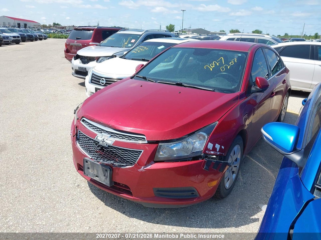 2013 CHEVROLET CRUZE LT TURBO thumbnail 3