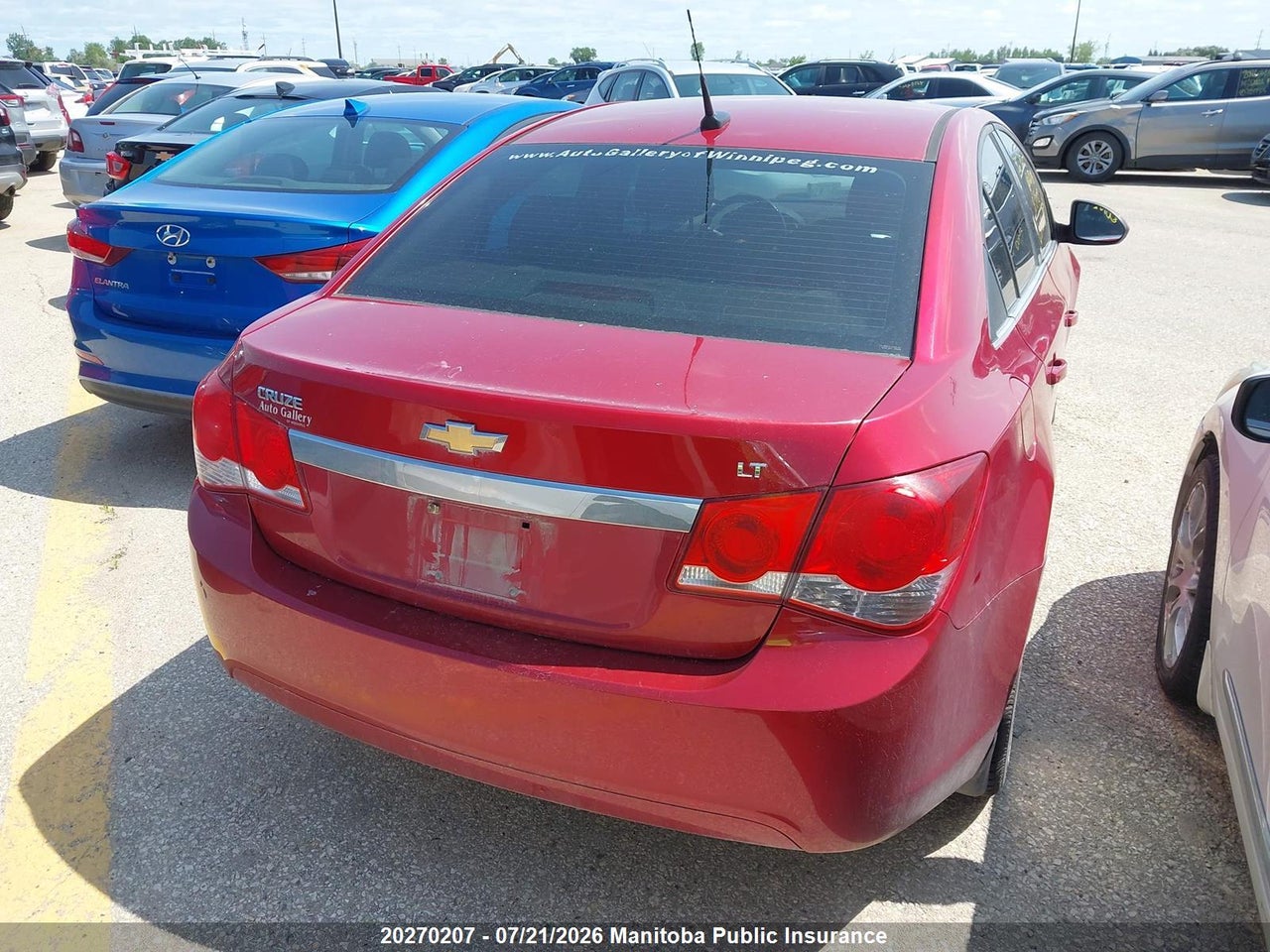 2013 CHEVROLET CRUZE LT TURBO thumbnail 5