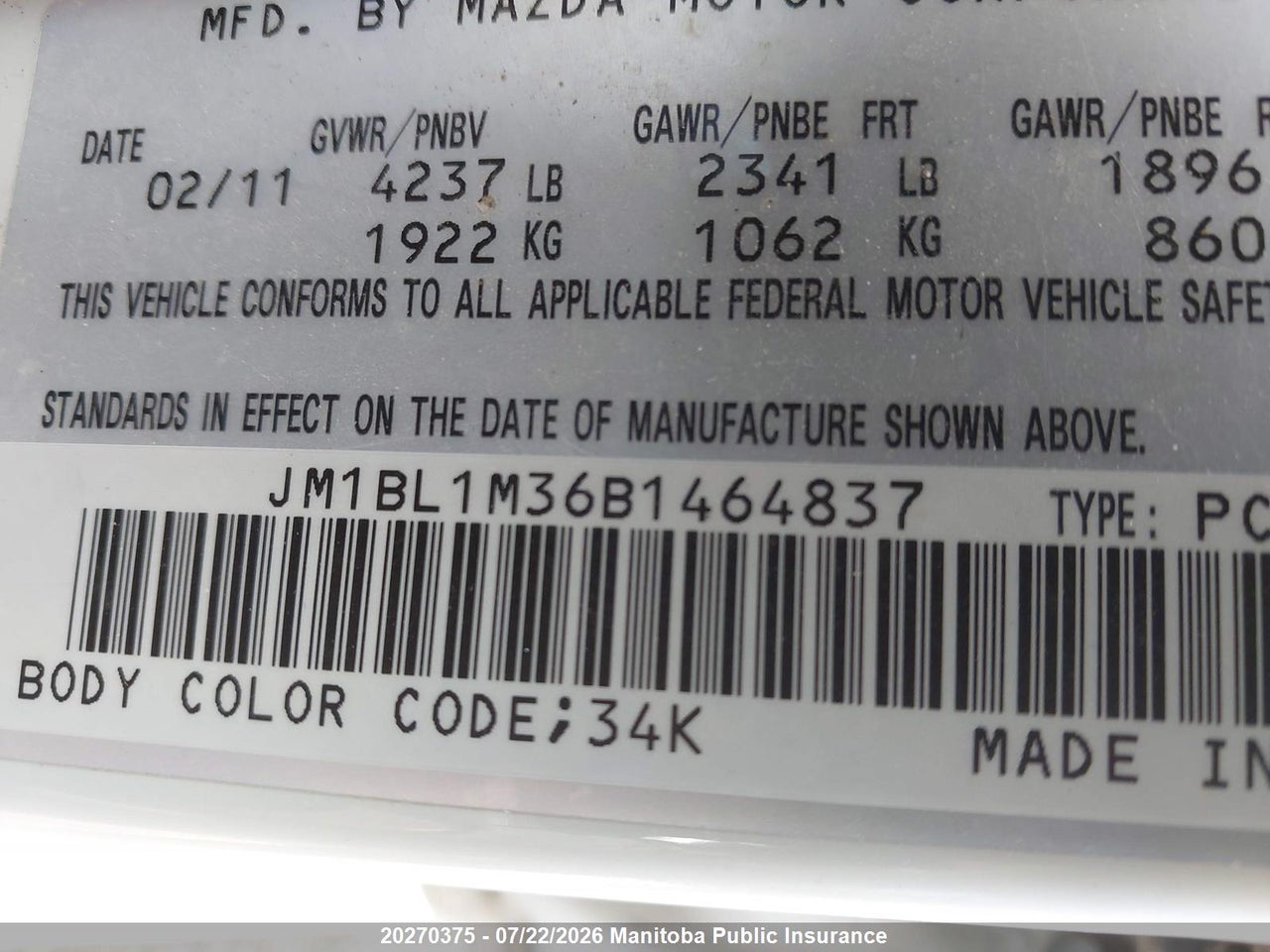 2011 MAZDA MAZDASPEED3 thumbnail 10