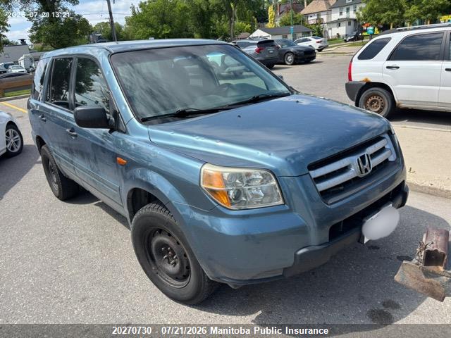 2007 HONDA PILOT LX thumbnail 2