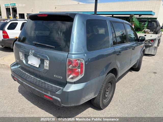 2007 HONDA PILOT LX thumbnail 5