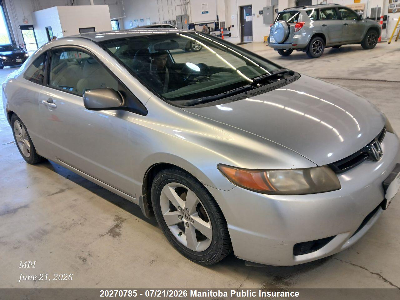 2006 HONDA CIVIC LX thumbnail 2