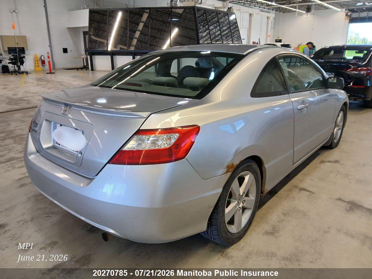 2006 HONDA CIVIC LX thumbnail 5
