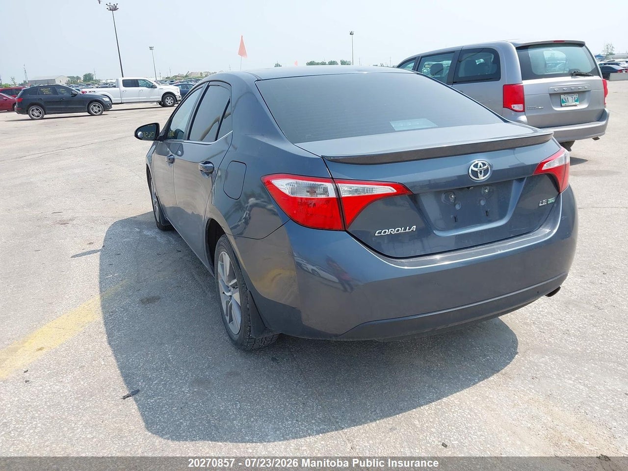 2014 TOYOTA COROLLA LE thumbnail 4