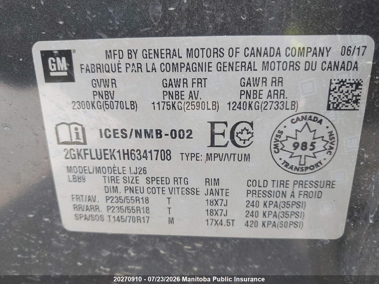 2017 GMC TERRAIN SLT thumbnail 10