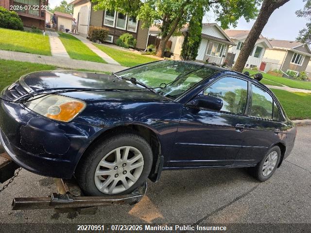 2002 HONDA CIVIC LX thumbnail 3