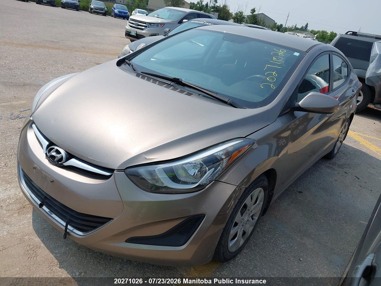 2015 HYUNDAI ELANTRA GL thumbnail 3