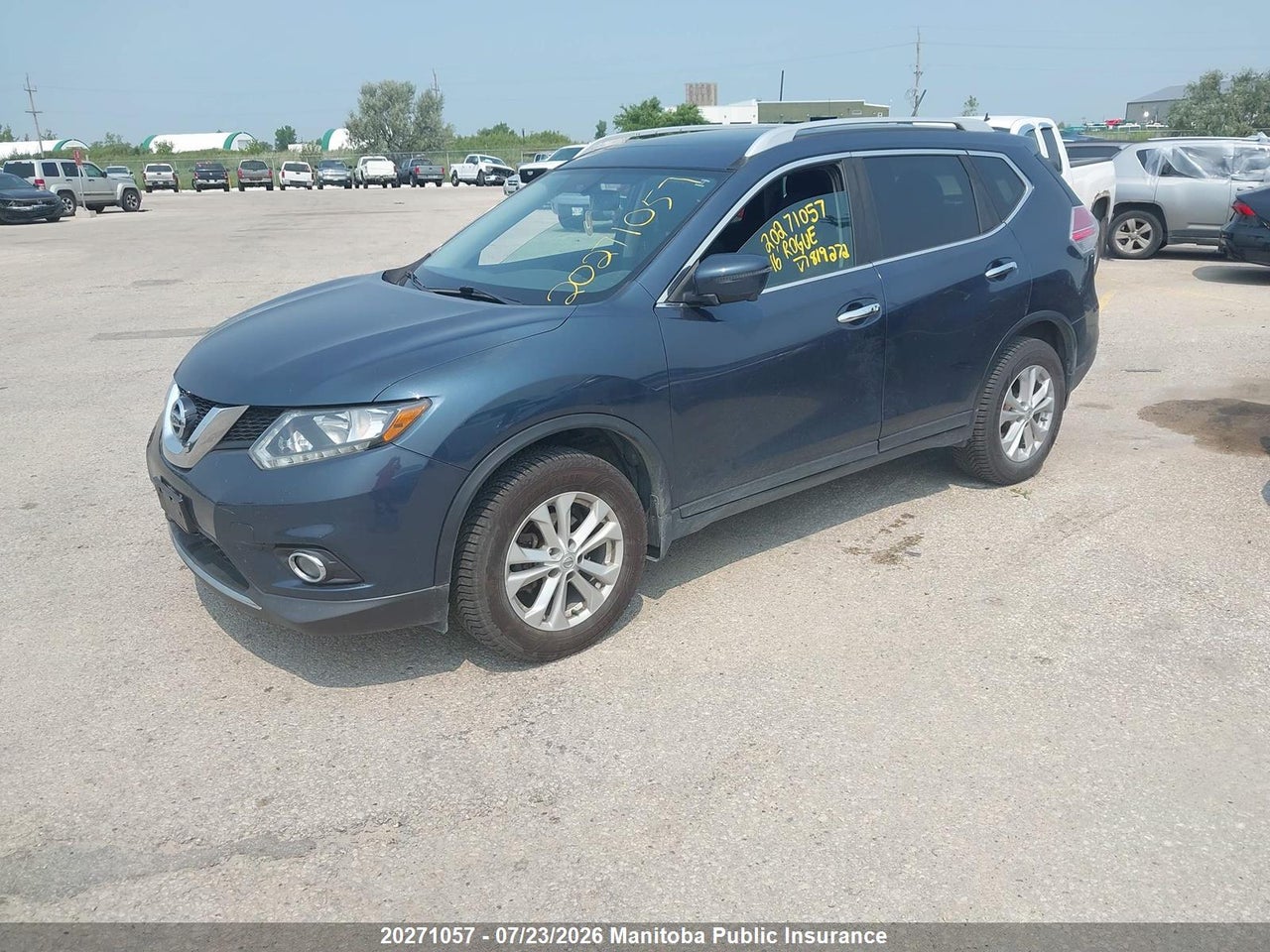 2016 NISSAN ROGUE SV thumbnail 3