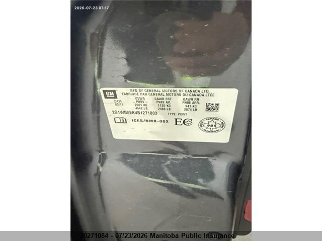 2011 CHEVROLET IMPALA LT V6  thumbnail 7