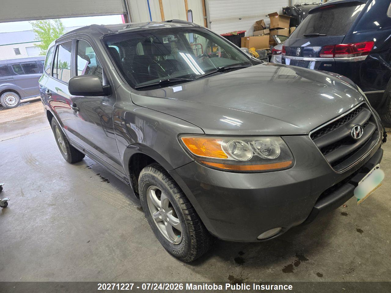 2009 HYUNDAI SANTA FE GLS thumbnail 2