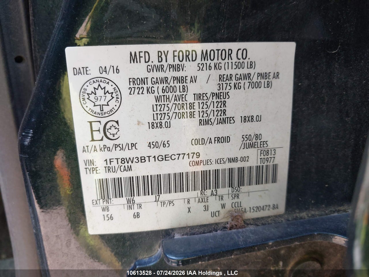 2016 FORD F350 SUPER DUTY thumbnail 10