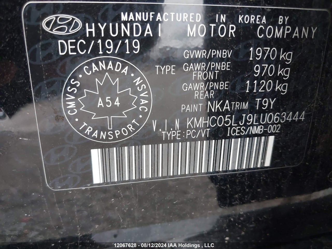 2020 HYUNDAI IONIQ ULTIMATE thumbnail 10