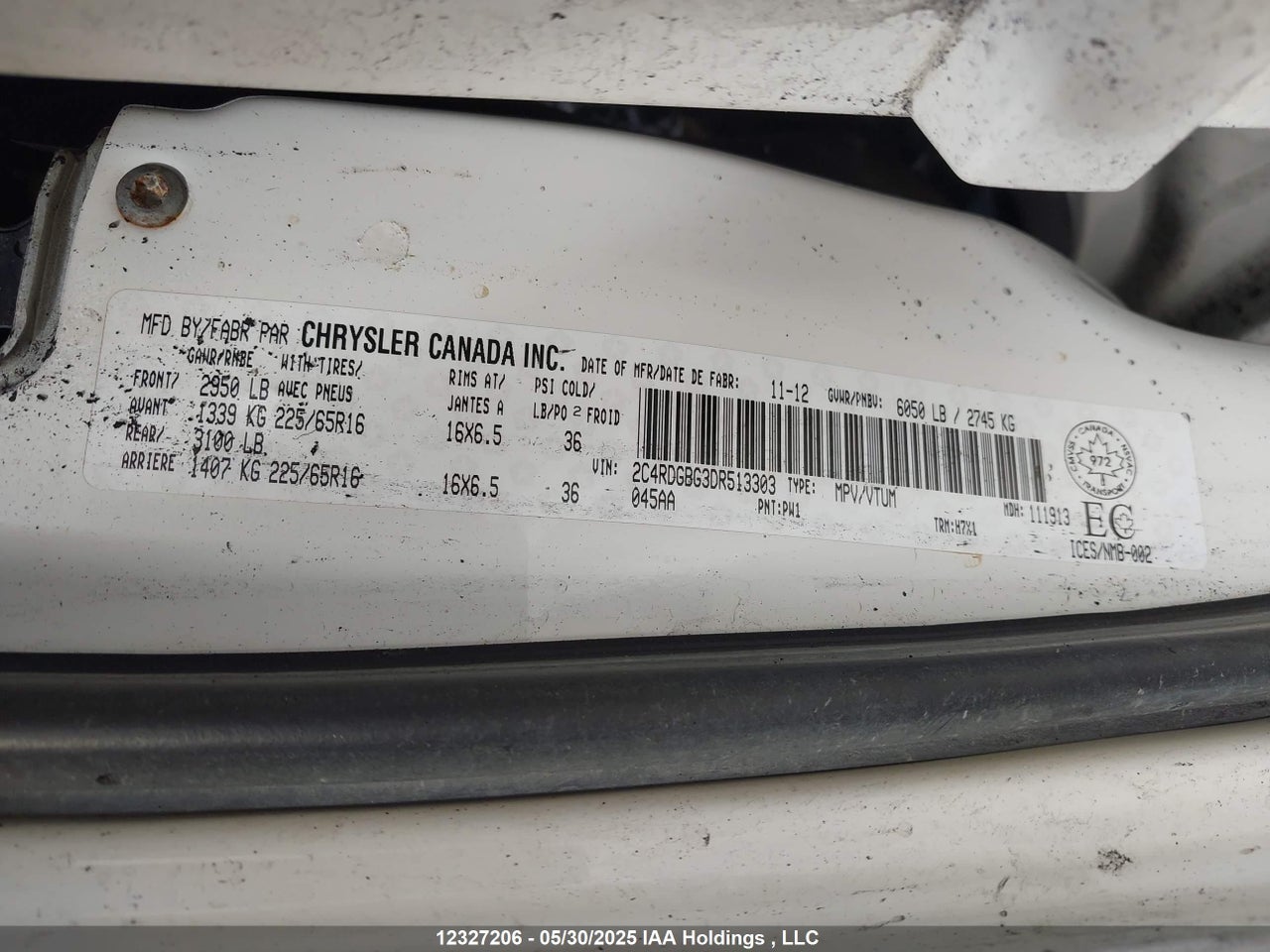 2013 DODGE GRAND CARAVAN SE/SXT thumbnail 10
