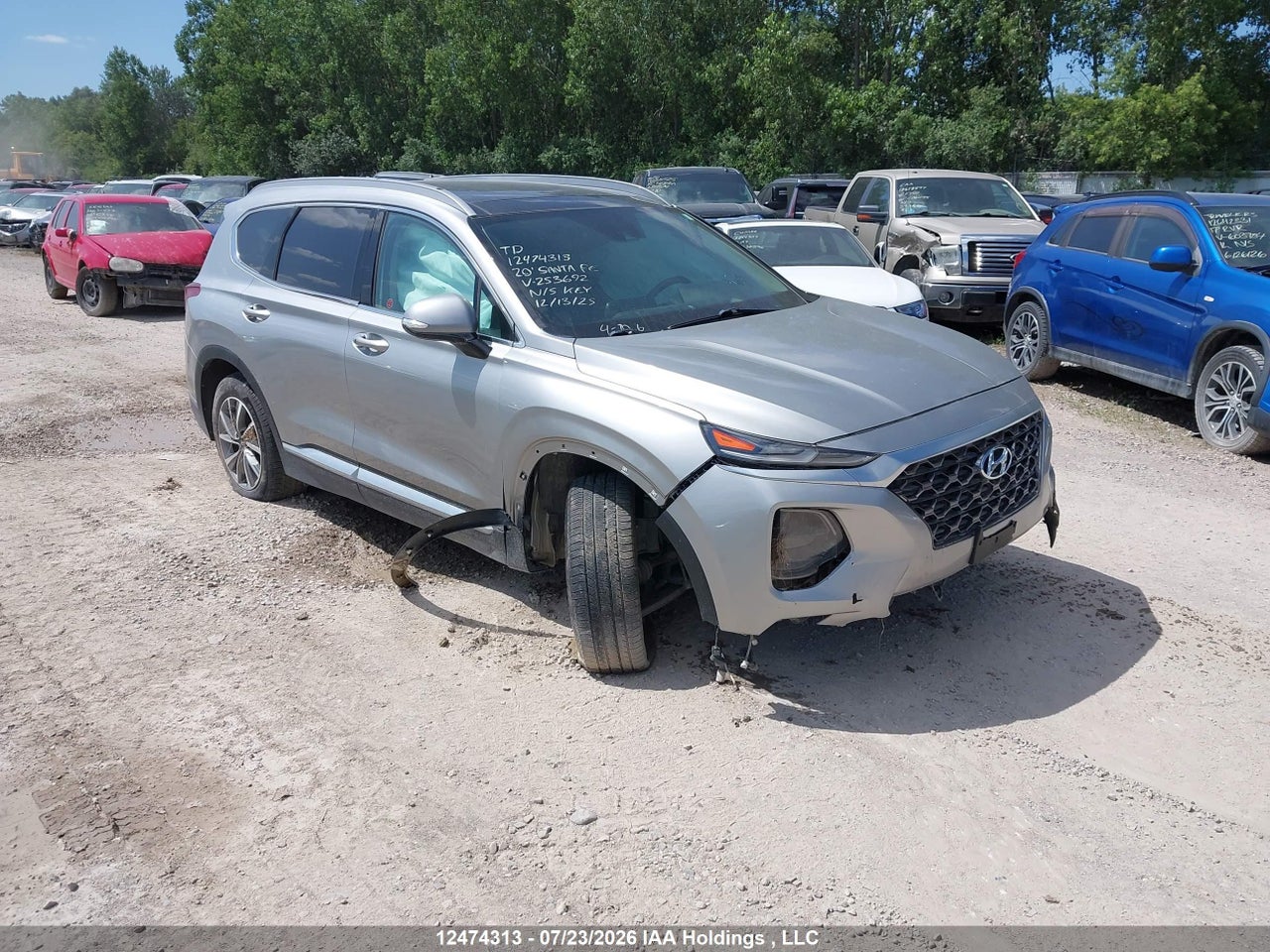 2020 HYUNDAI SANTA FE PREFERRED AWD WITH SUN AND LEATHER PACKAGE thumbnail 2
